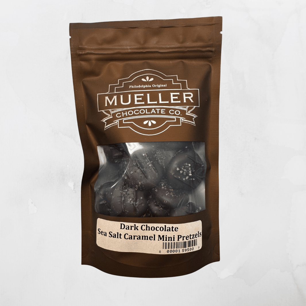 Dark Chocolate Sea Salt Caramel Pretzel Bags