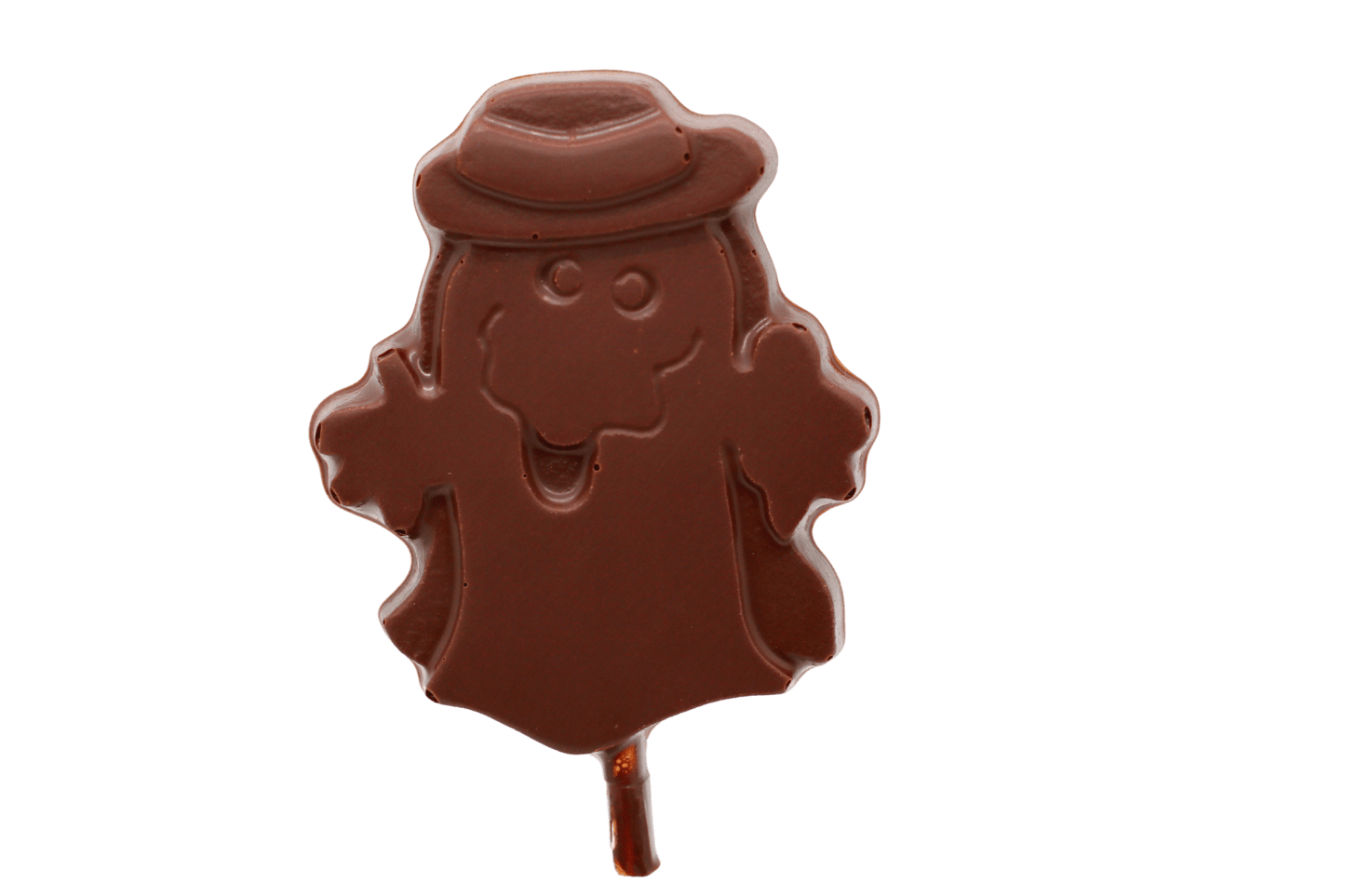 Dark Chocolate Silly Halloween Ghost - Pack of 6 - Handmade Chocolate | Mueller Chocolate Co.