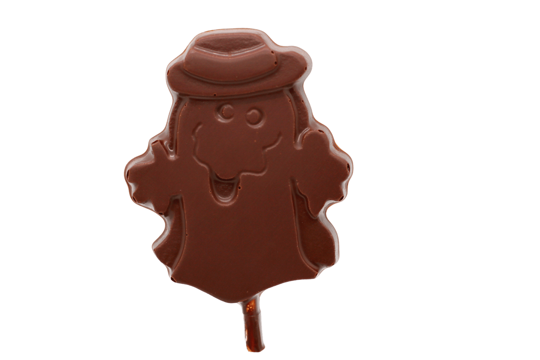 Dark Chocolate Silly Halloween Ghost - Pack of 6 - Handmade Chocolate | Mueller Chocolate Co.