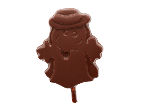 Dark Chocolate Silly Halloween Ghost - Pack of 6 - Handmade Chocolate | Mueller Chocolate Co.
