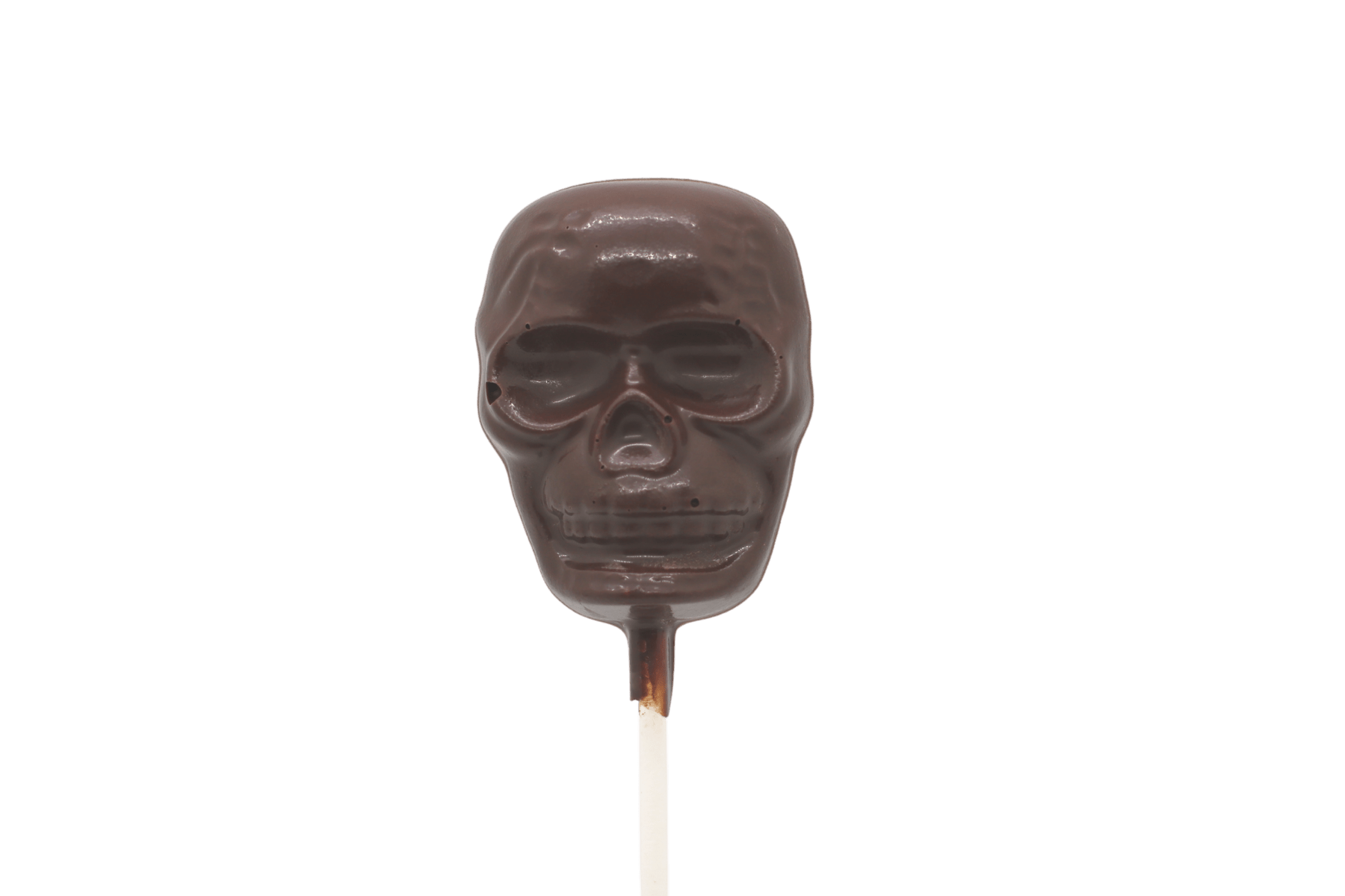 Dark Chocolate Skull Pop - Handmade Chocolate | Mueller Chocolate Co.