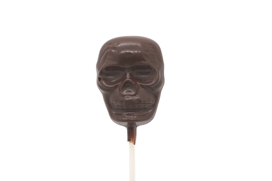 Dark Chocolate Skull Pop - Handmade Chocolate | Mueller Chocolate Co.
