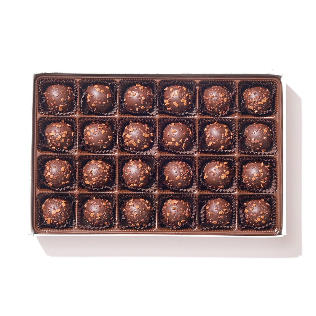 Dark Chocolate Tiramisu Truffle Gift Box – 24 Piece - Handmade Chocolate | Mueller Chocolate Co.