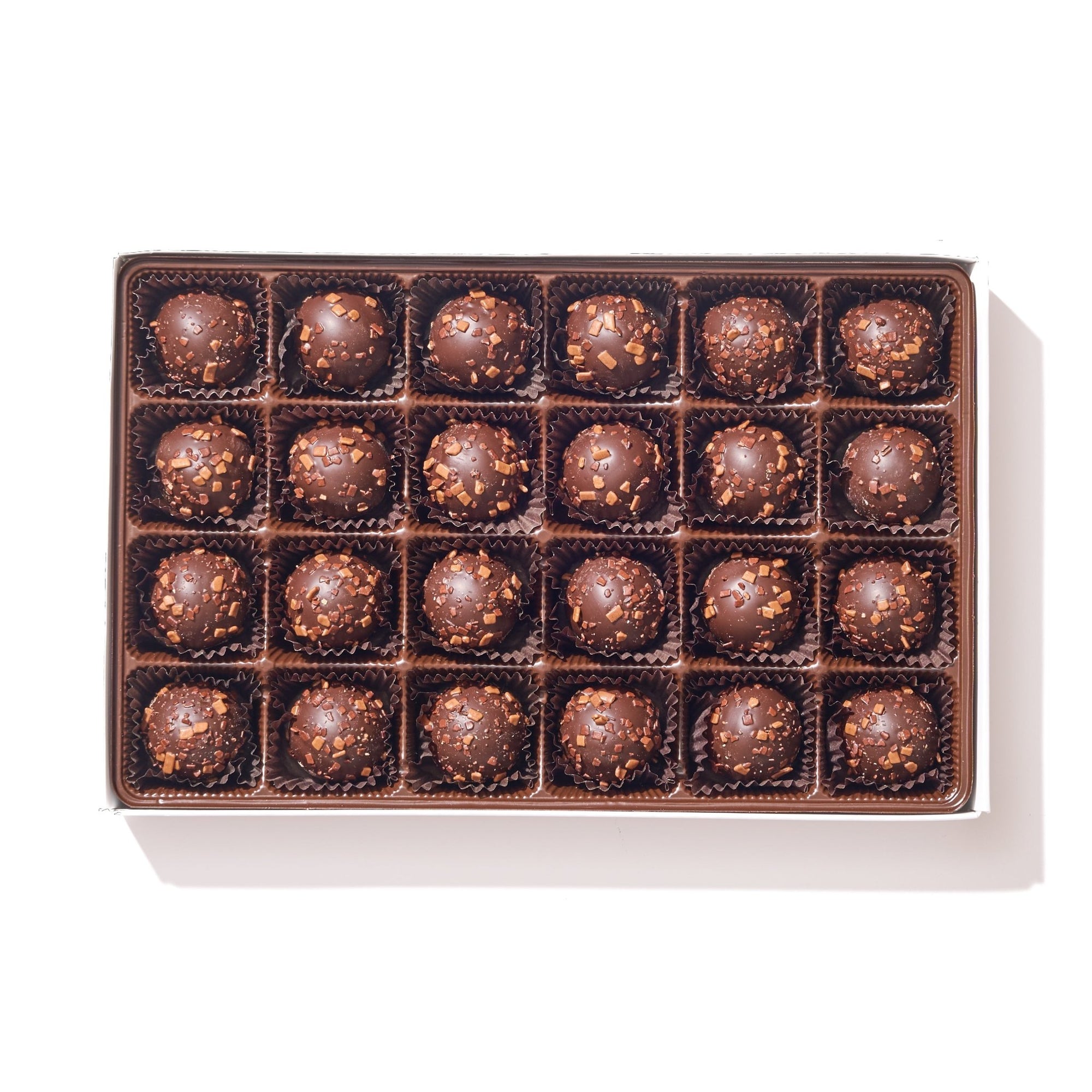 Dark Chocolate Tiramisu Truffle Gift Box – 24 Piece - Handmade Chocolate | Mueller Chocolate Co.