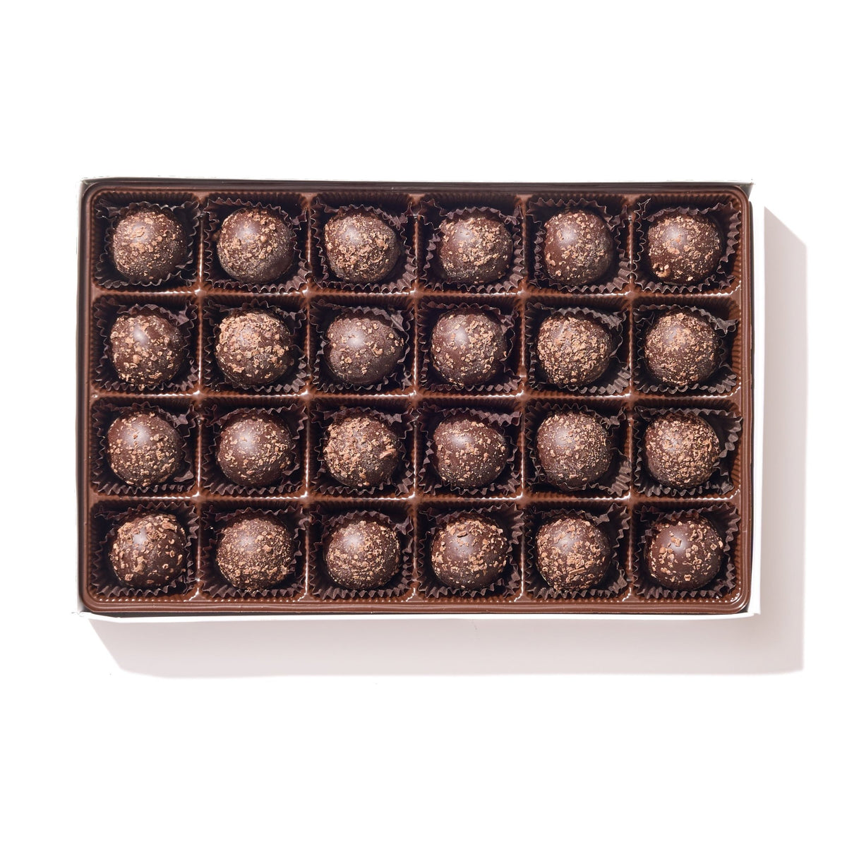 Dark Chocolate Truffles Gift Box - 24 Piece - Handmade Chocolate | Mueller Chocolate Co.