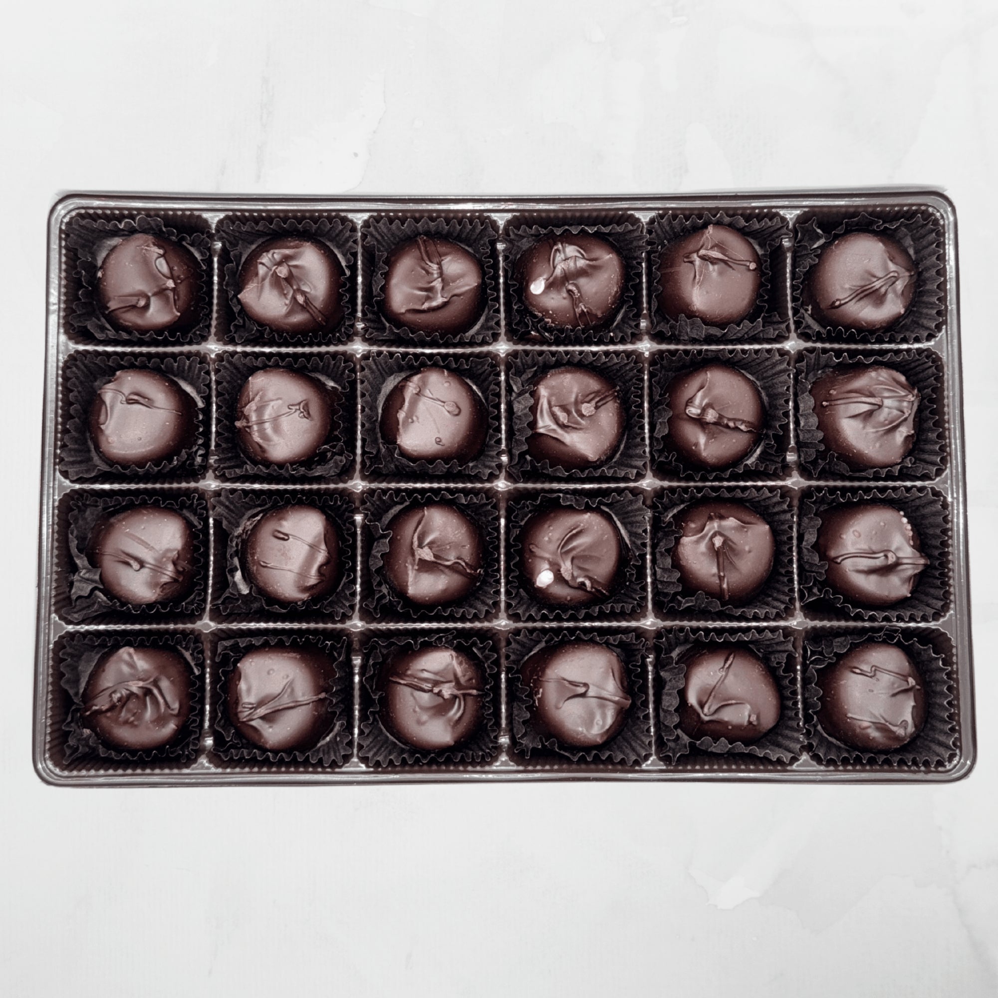 Dark Chocolate Vanilla Butter Creams Holiday Gift Box - Handmade Gift Box | Mueller Chocolate Co.