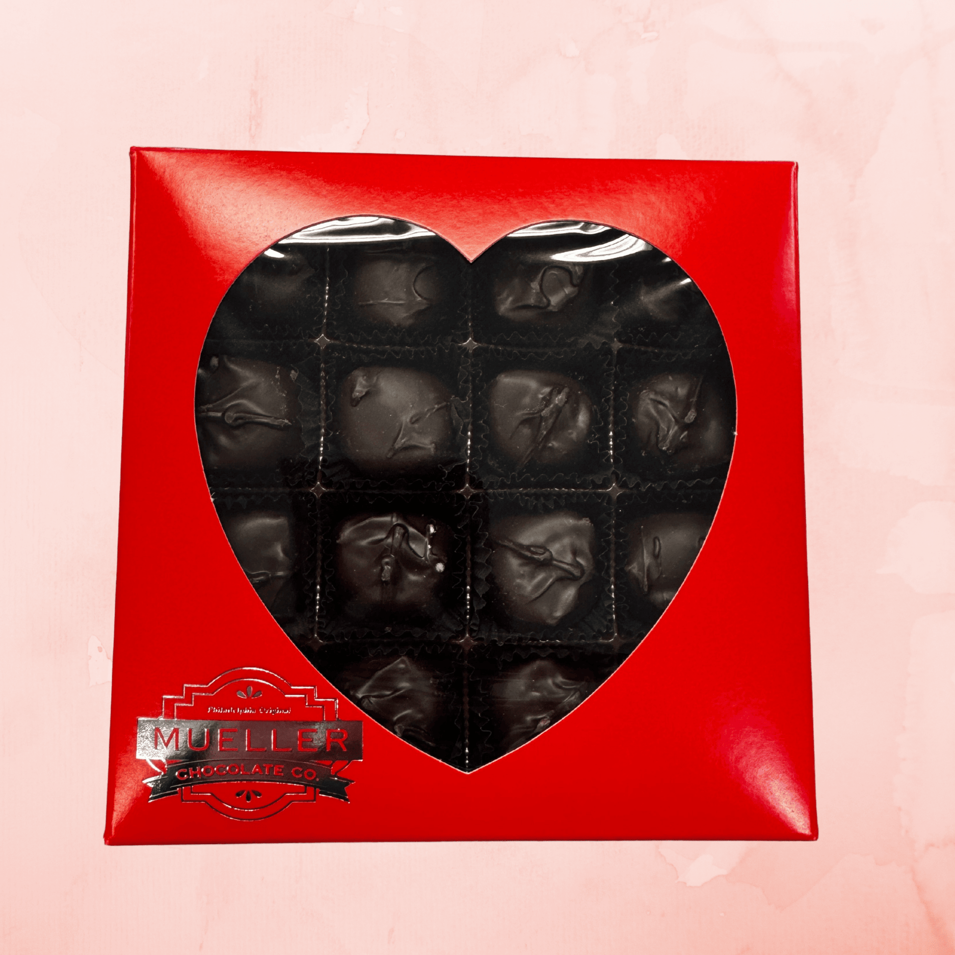 Dark Chocolate Vanilla Buttercream Valentine Gift Box - Handmade | Mueller Chocolate Co.