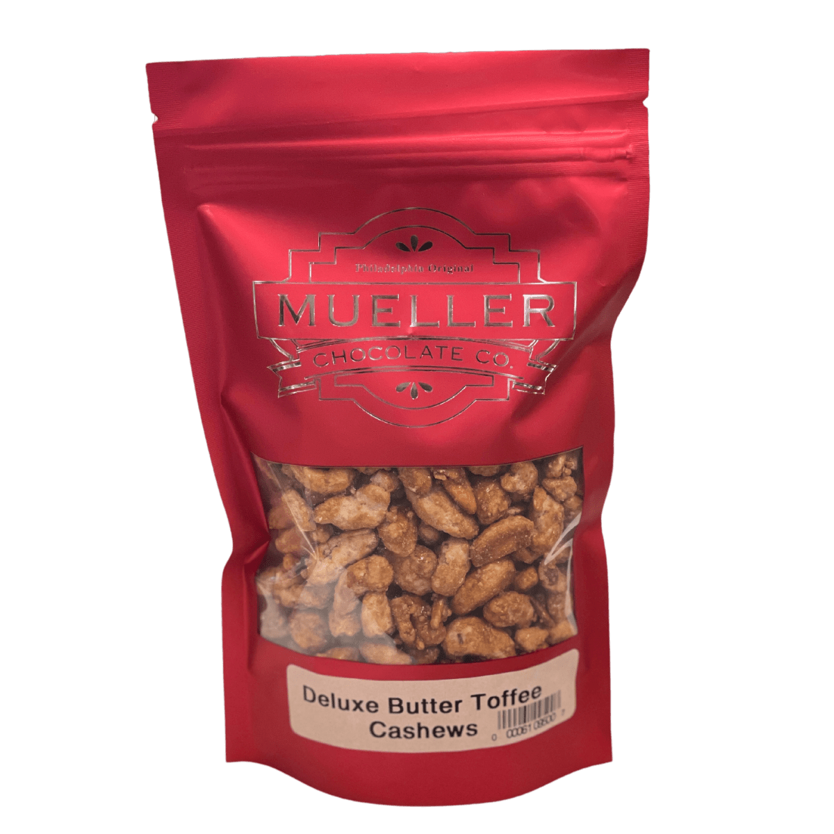 Deluxe Butter Toffee Cashew Holiday Bag - Handmade Chocolate | Mueller Chocolate Co.