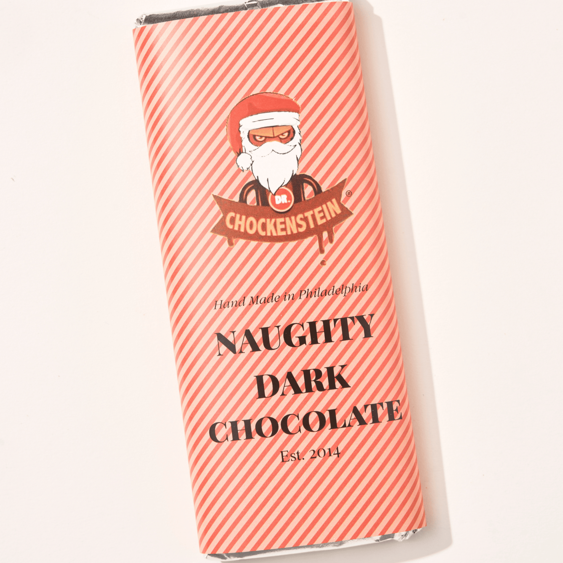 Dr.Chockenstein Dark Chocolate Naughty Bar - Handmade Chocolate | Mueller Chocolate Co.