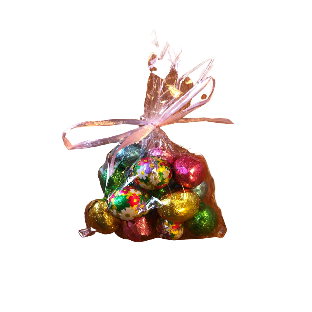 Milk Chocolate Foiled Egg Gift Bags | Mueller Chocolate Co.