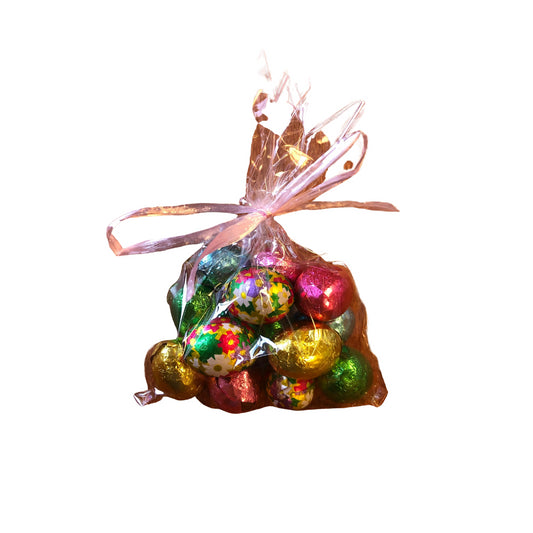 Milk Chocolate Foiled Egg Gift Bags | Mueller Chocolate Co.