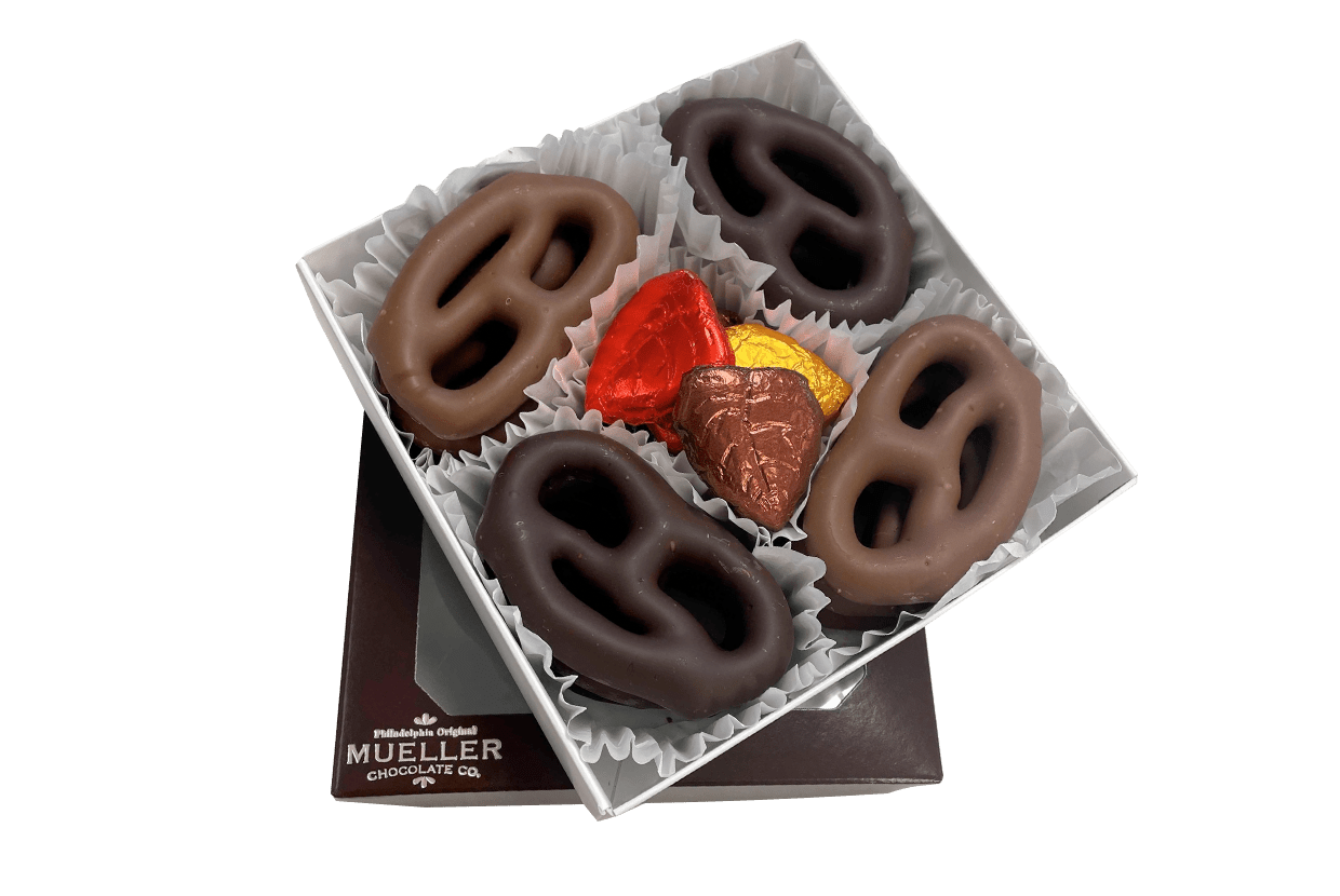 Fall Pretzel Gift Box - Handmade Chocolate | Mueller Chocolate Co.