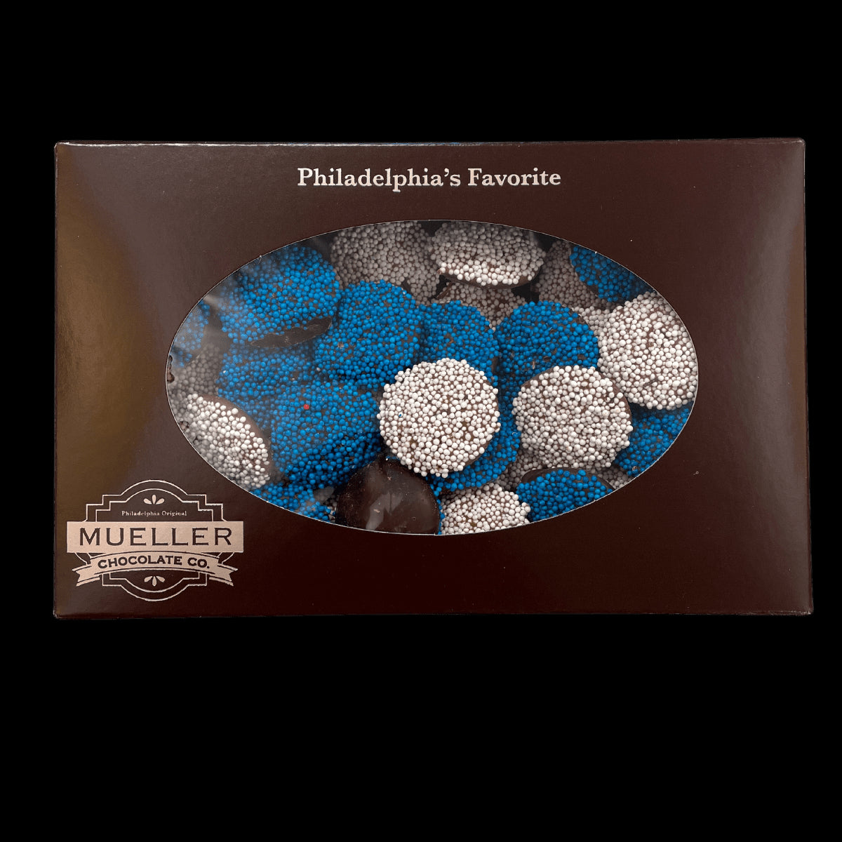 Hanukkah Dark Chocolate Nonpareils - Handmade Gift Box | Mueller Chocolate Co.