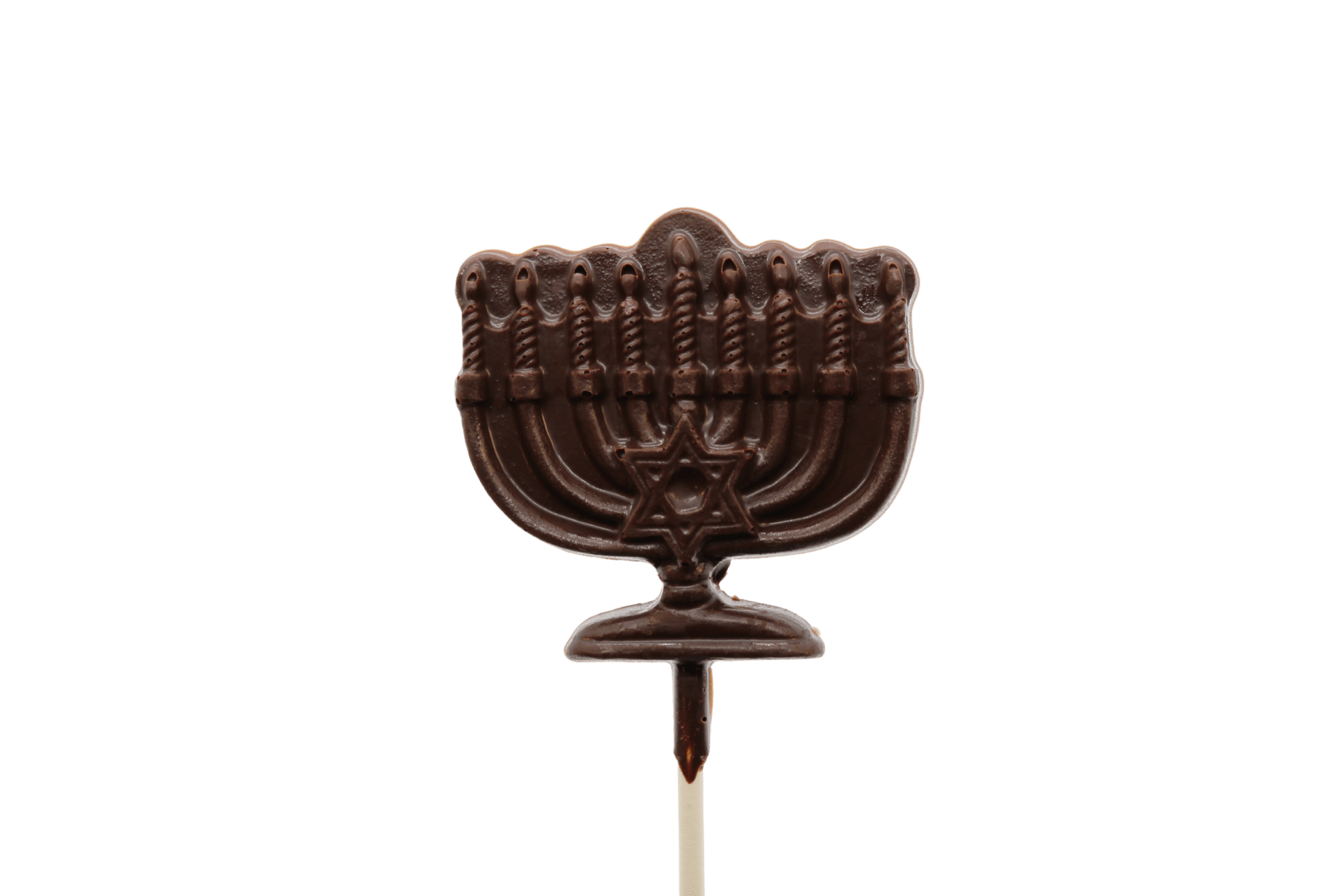 Hanukkah Menorah Chocolate Pop - Handmade Chocolate | Mueller Chocolate Co.