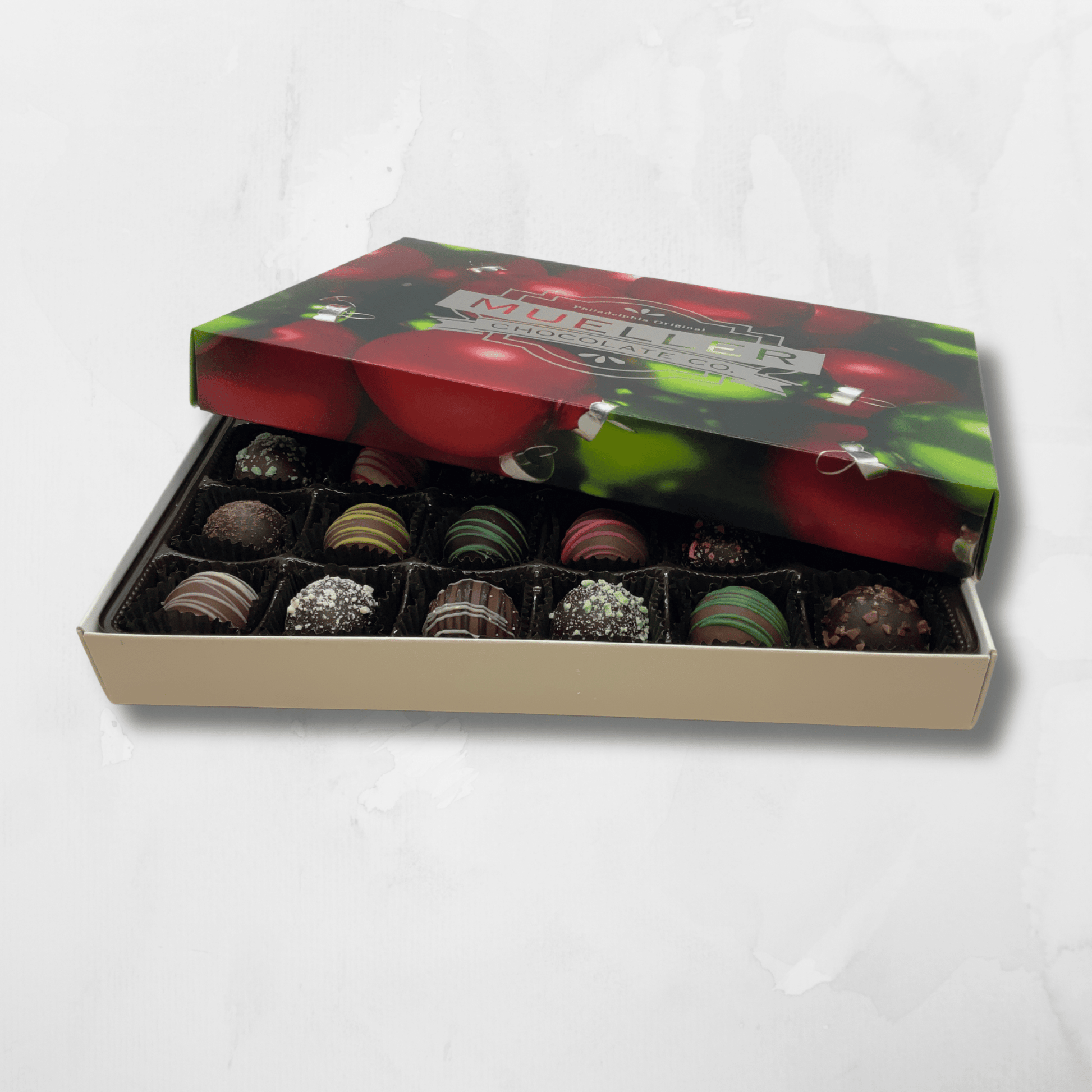 Holiday Chocolate Truffle Box - Handmade Gift Box | Mueller Chocolate Co.