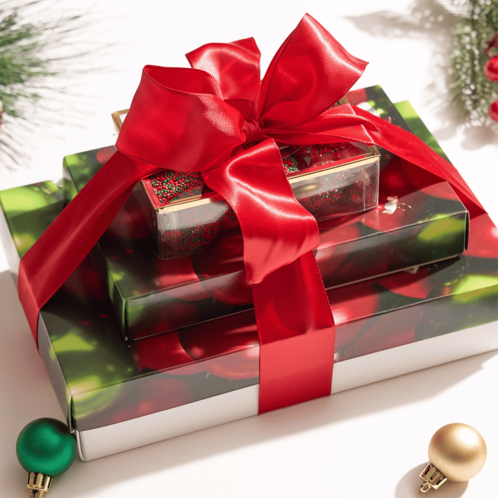 Holiday Classic Chocolate Gift Tower - Handmade Gift Box | Mueller Chocolate Co.