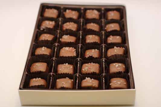 Milk Chocolate Sea Salt Caramel Gift box | Mueller Chocolate Co.