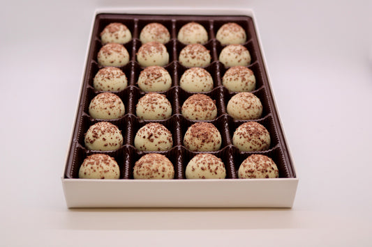 White Chocolate Truffles - 24 pieces of pure indulgence crafted with the finest ingredients