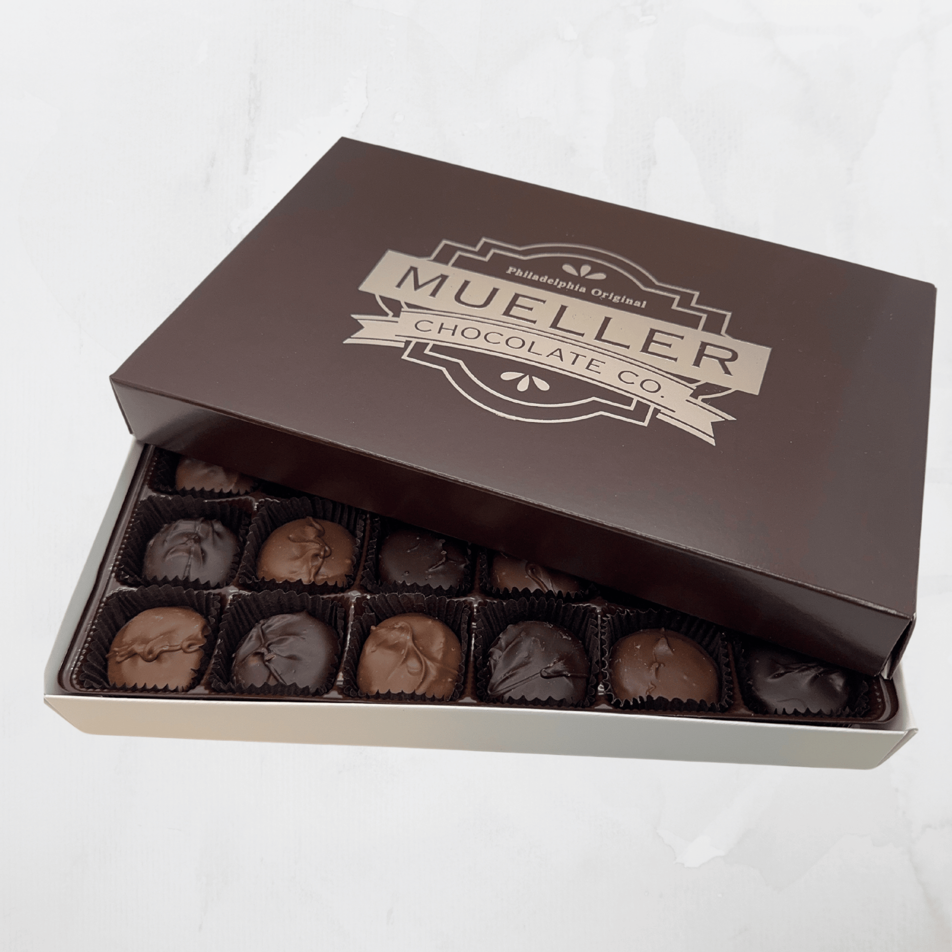 Milk and Dark Chocolate Peppermint Creams - Handmade | Mueller Chocolate Co.