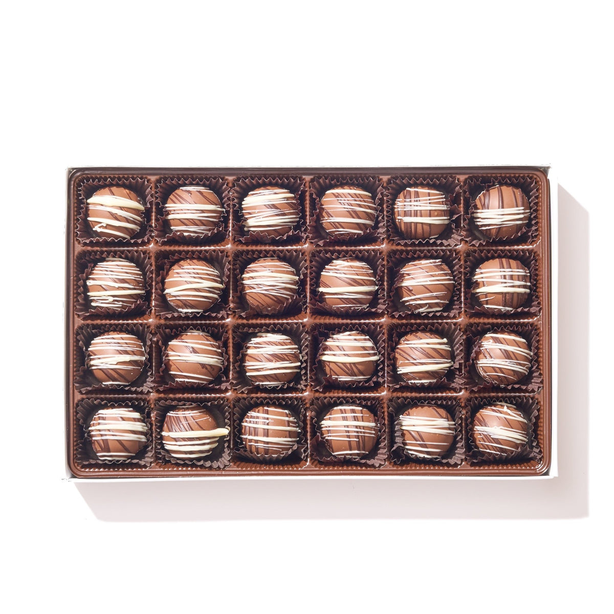 Milk Chocolate Caramel Truffle Gift Box – 24 Piece - Handmade Chocolate | Mueller Chocolate Co.