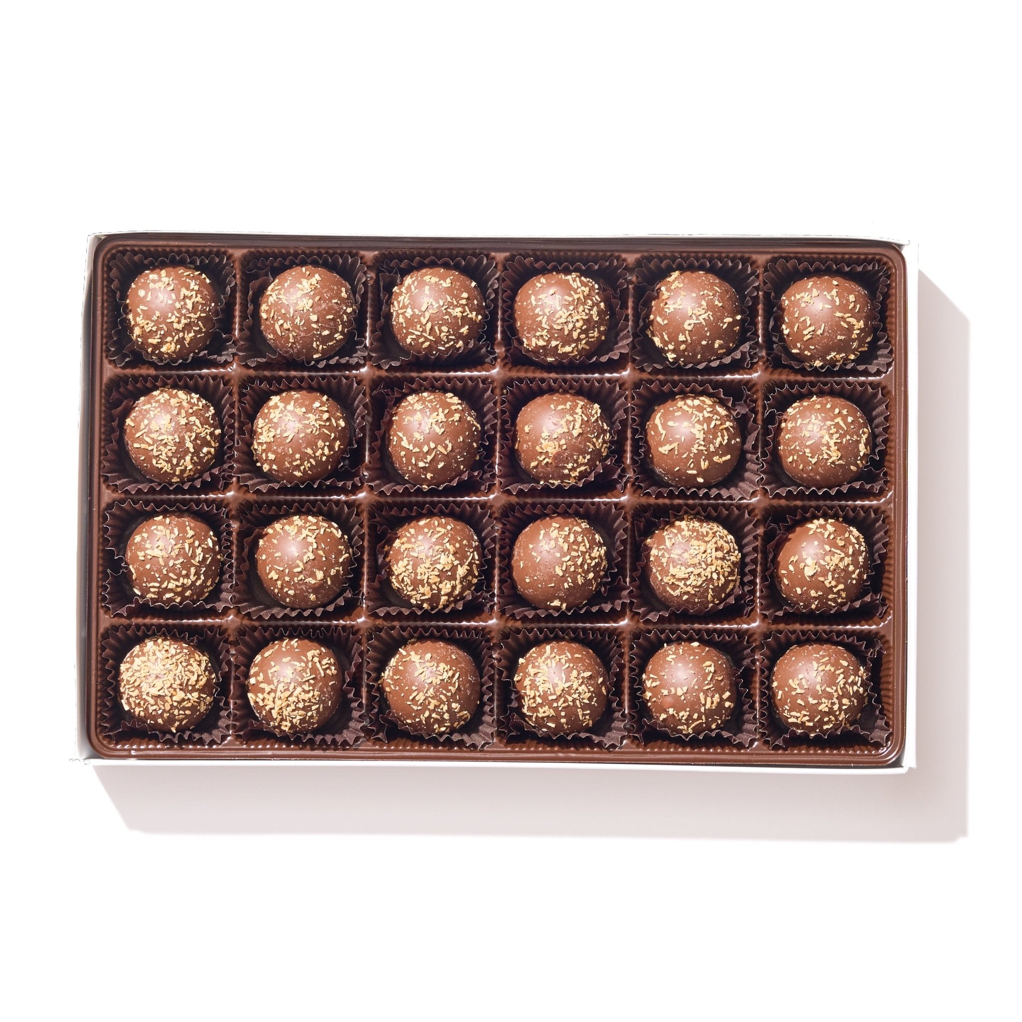 Milk Chocolate Coconut Truffle Gift Box – 24 Piece