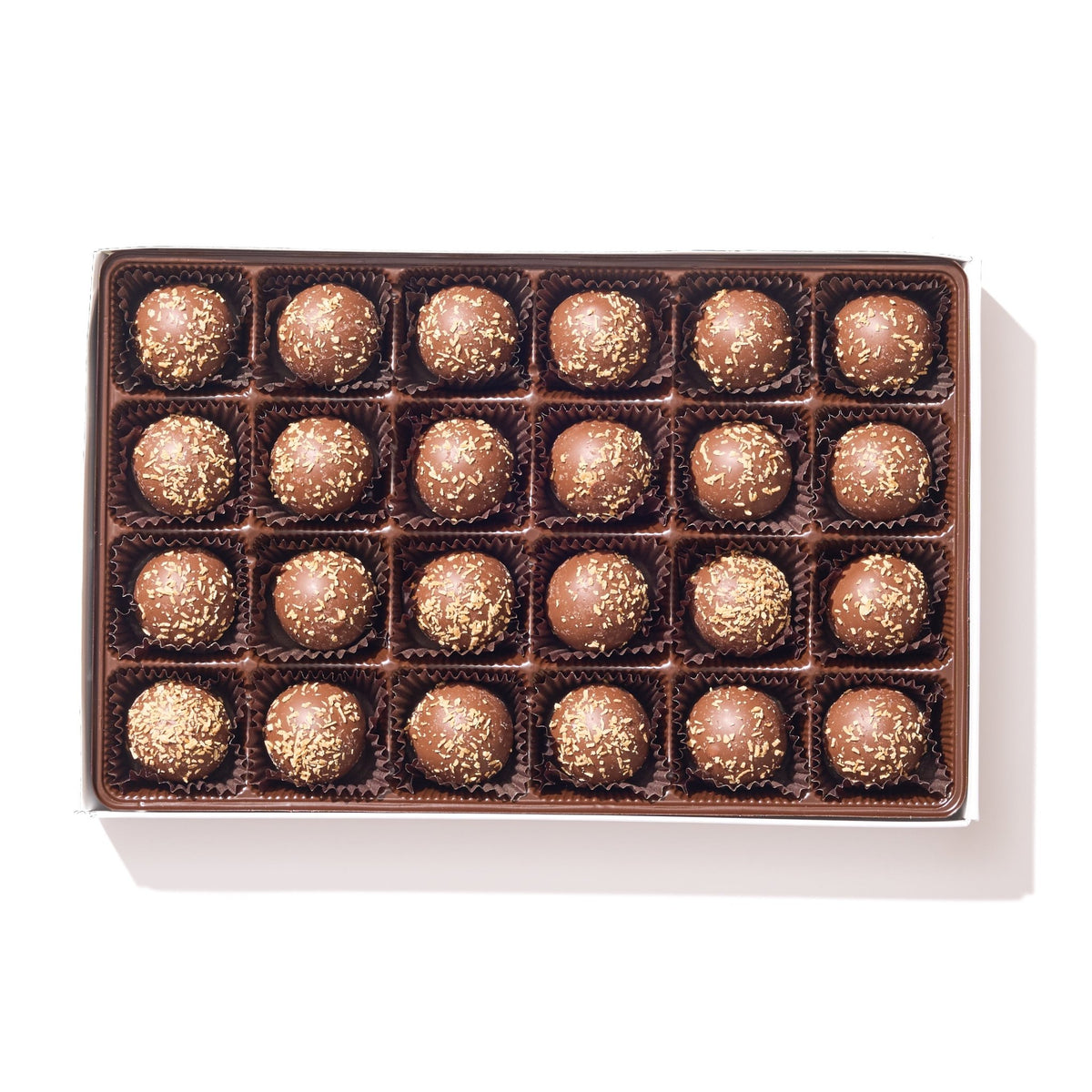Milk Chocolate Coconut Truffle Gift Box – 24 Piece - Handmade Chocolate | Mueller Chocolate Co.