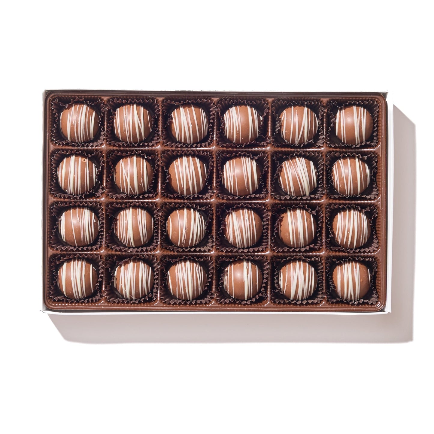 Milk Chocolate Coffee Truffle Gift Box – 24 Piece - Handmade Chocolate | Mueller Chocolate Co.