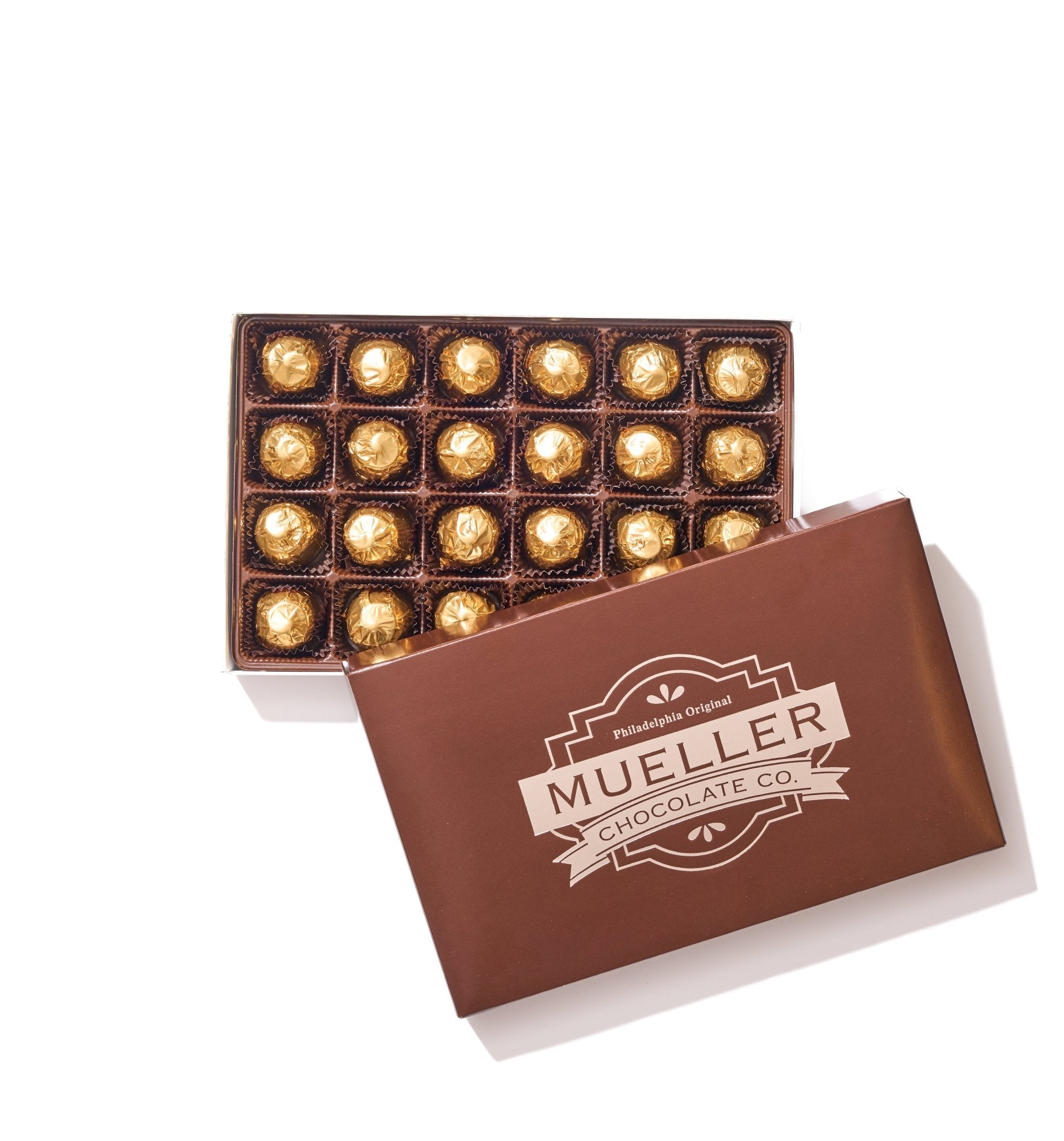Milk Chocolate Cordial Cherry Gift Box – 24 Piece - Handmade Gift Box | Mueller Chocolate Co.
