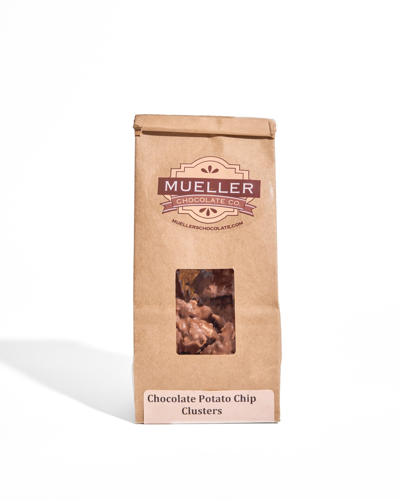 Milk Chocolate Covered Potato Chip Clusters - Handmade | Mueller Chocolate Co.