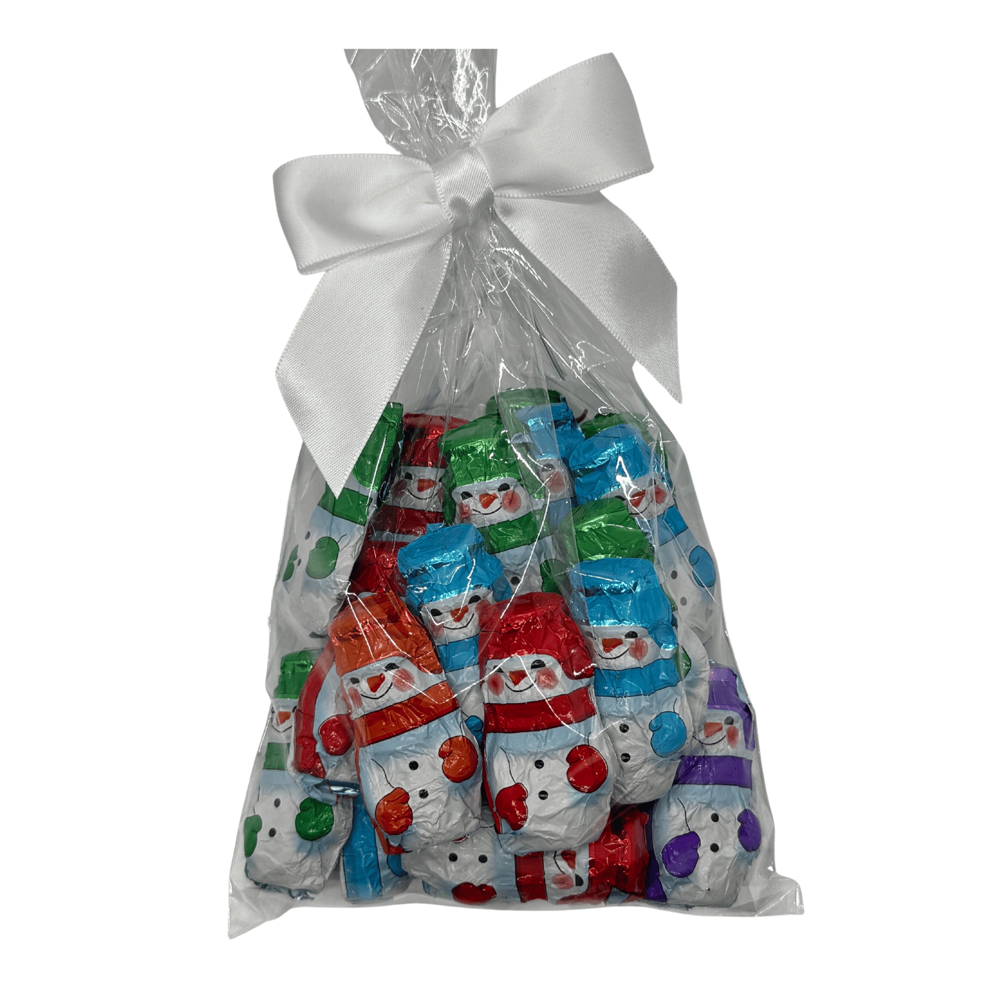 Milk Chocolate Foil Snowmen - Handmade Chocolate | Mueller Chocolate Co.