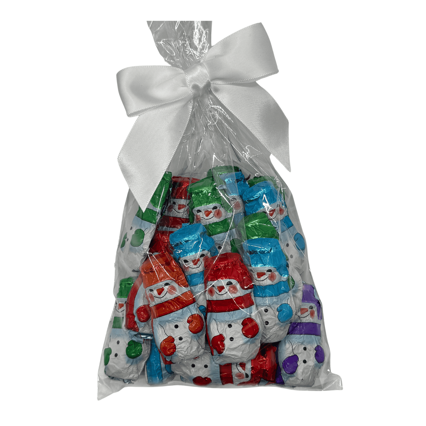 Milk Chocolate Foil Snowmen - Handmade Chocolate | Mueller Chocolate Co.