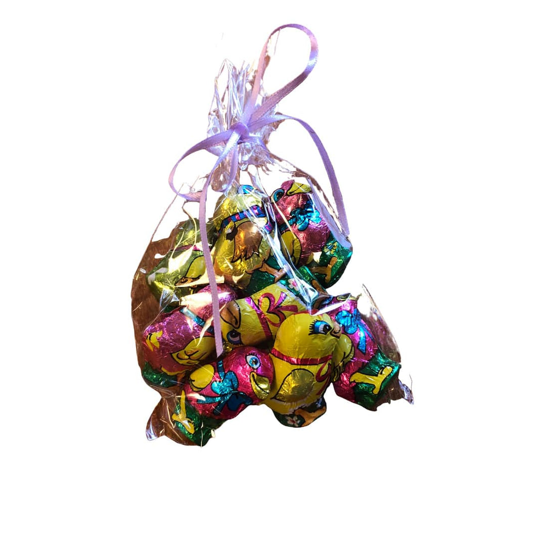 Milk Chocolate Foiled Chicks bags - Handmade Chocolate | Mueller Chocolate Co.