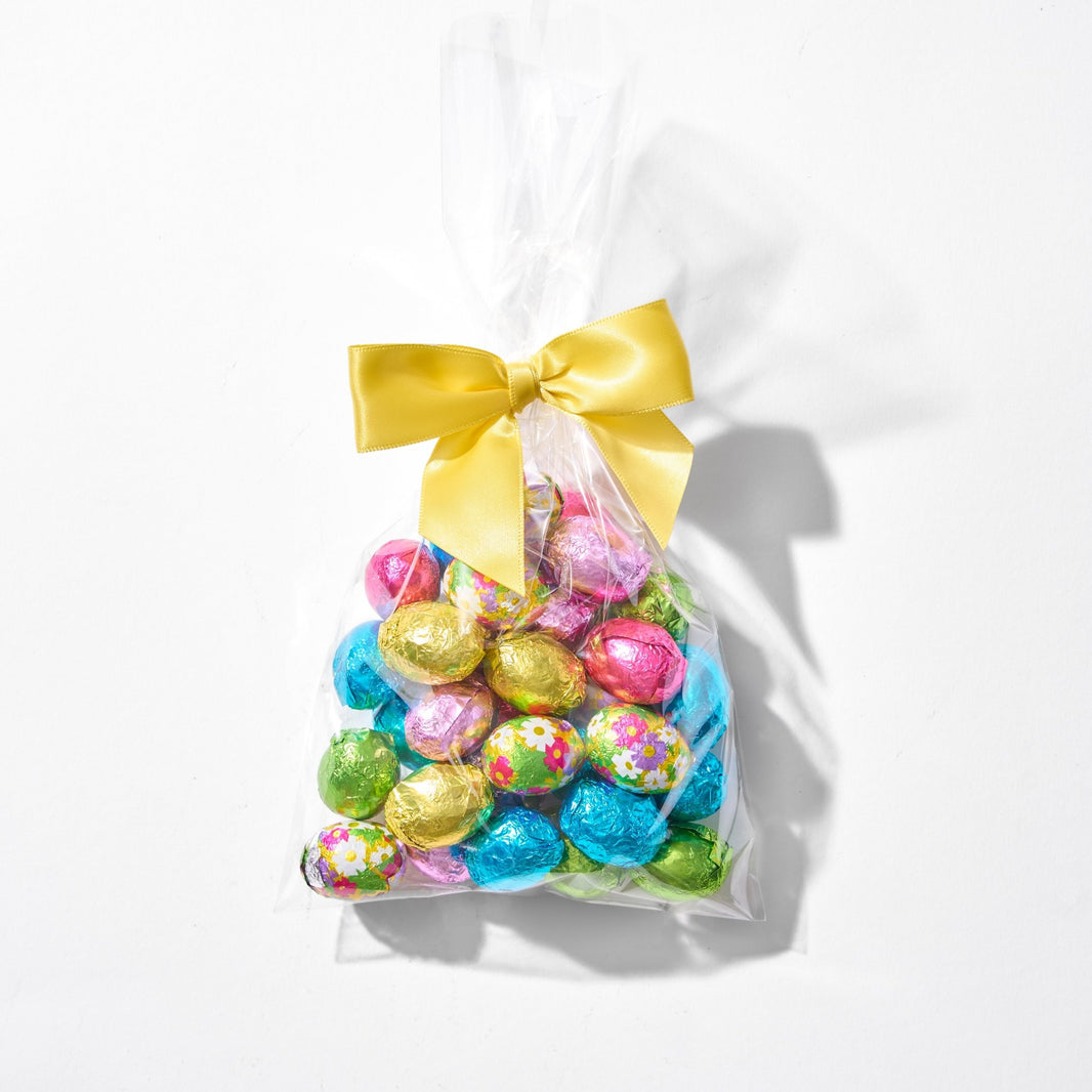 Milk Chocolate Foiled Egg Gift Bags - Handmade Chocolate | Mueller Chocolate Co.