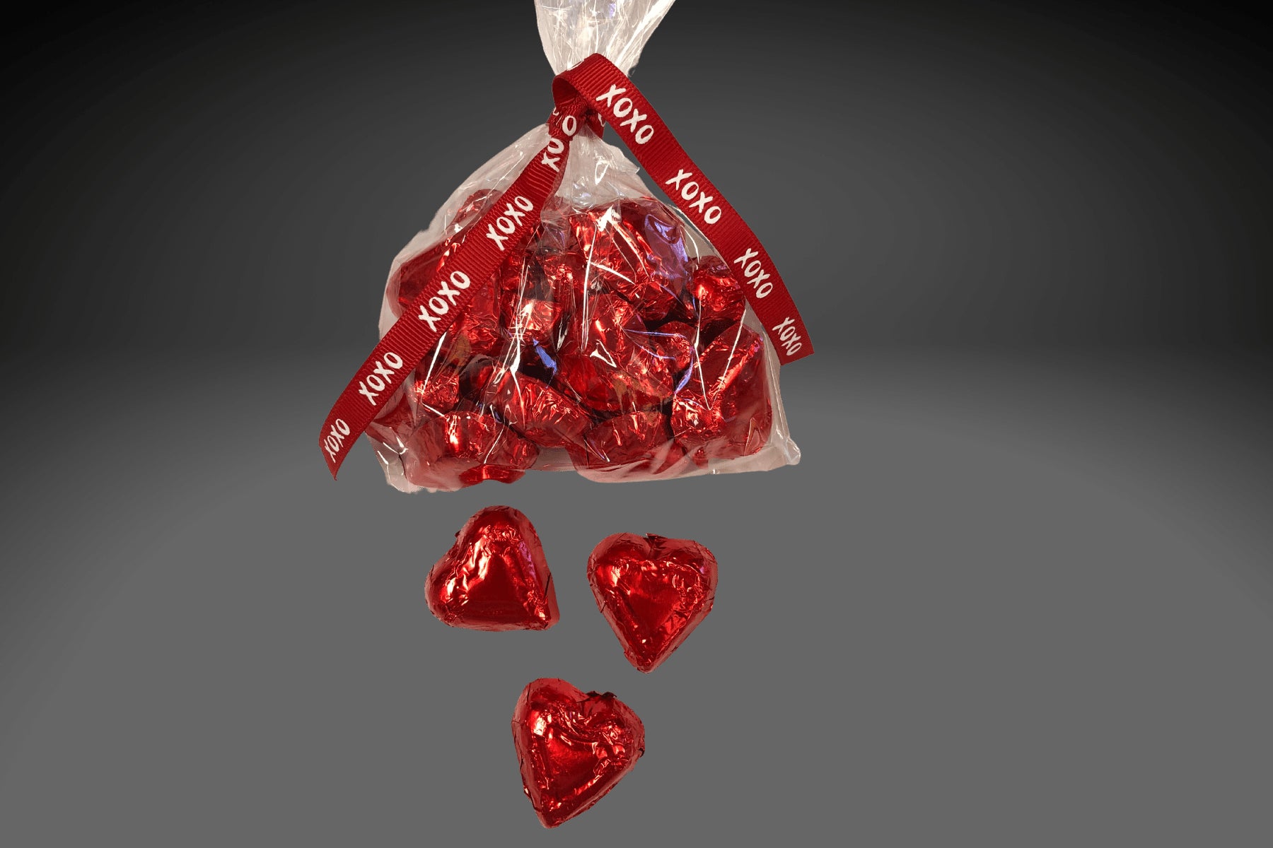 Milk Chocolate Foiled Hearts - Handmade Gift Box | Mueller Chocolate Co.