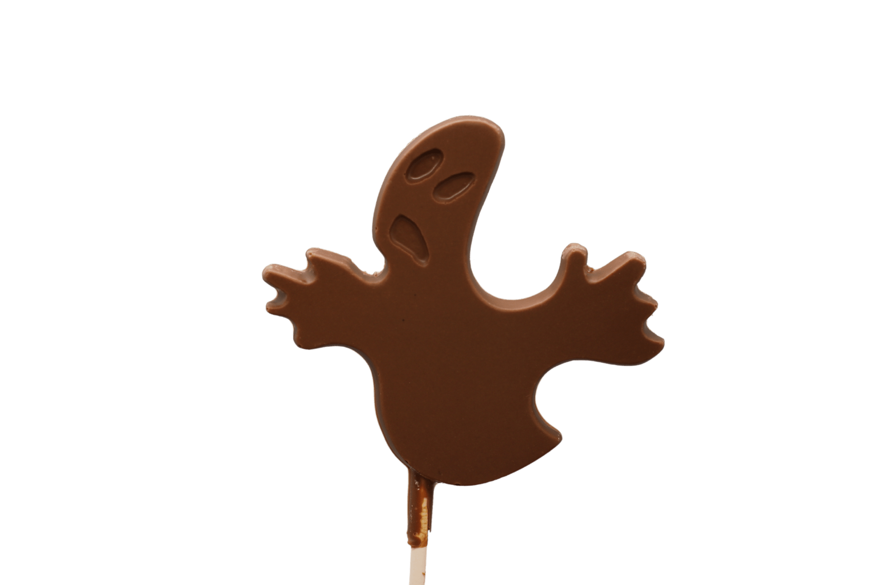 Milk Chocolate Halloween Ghost Pop - Pack of 6 - Handmade Chocolate | Mueller Chocolate Co.