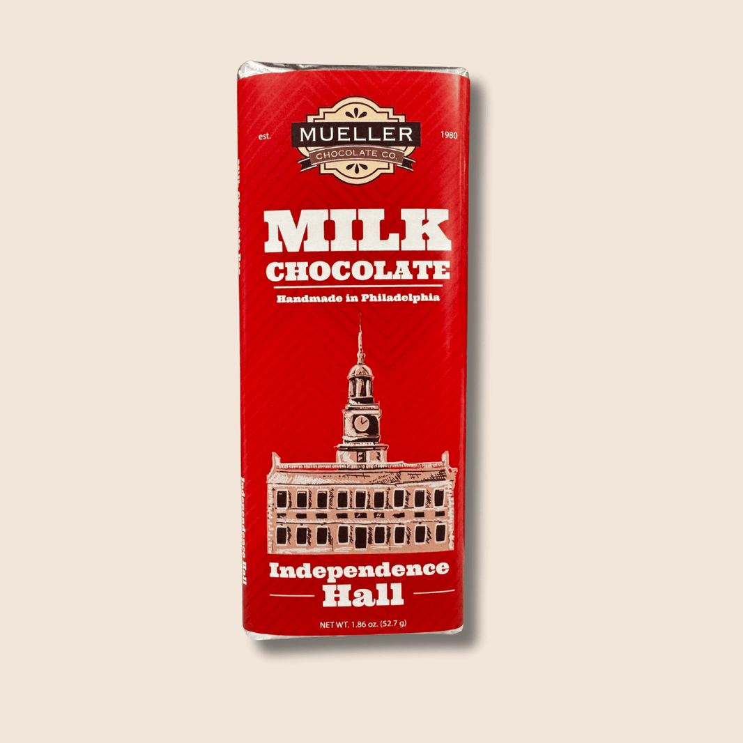 Milk Chocolate Independence Hall Bar - Handmade | Mueller Chocolate Co.