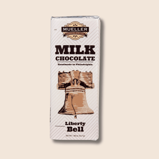Milk Chocolate Liberty Bell Bar - Handmade | Mueller Chocolate Co.