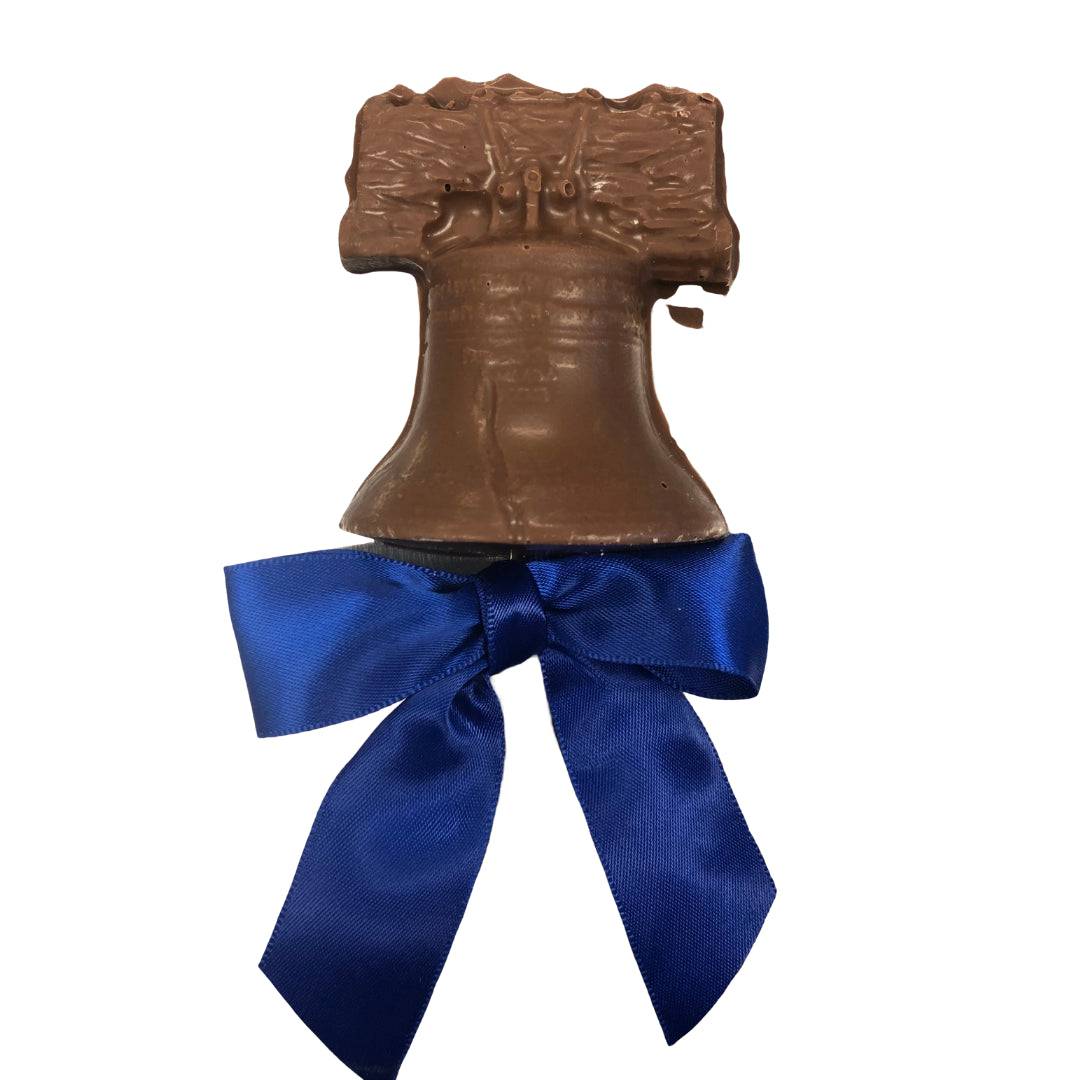 Milk Chocolate Liberty Bell Lollipop - Handmade Chocolate | Mueller Chocolate Co.