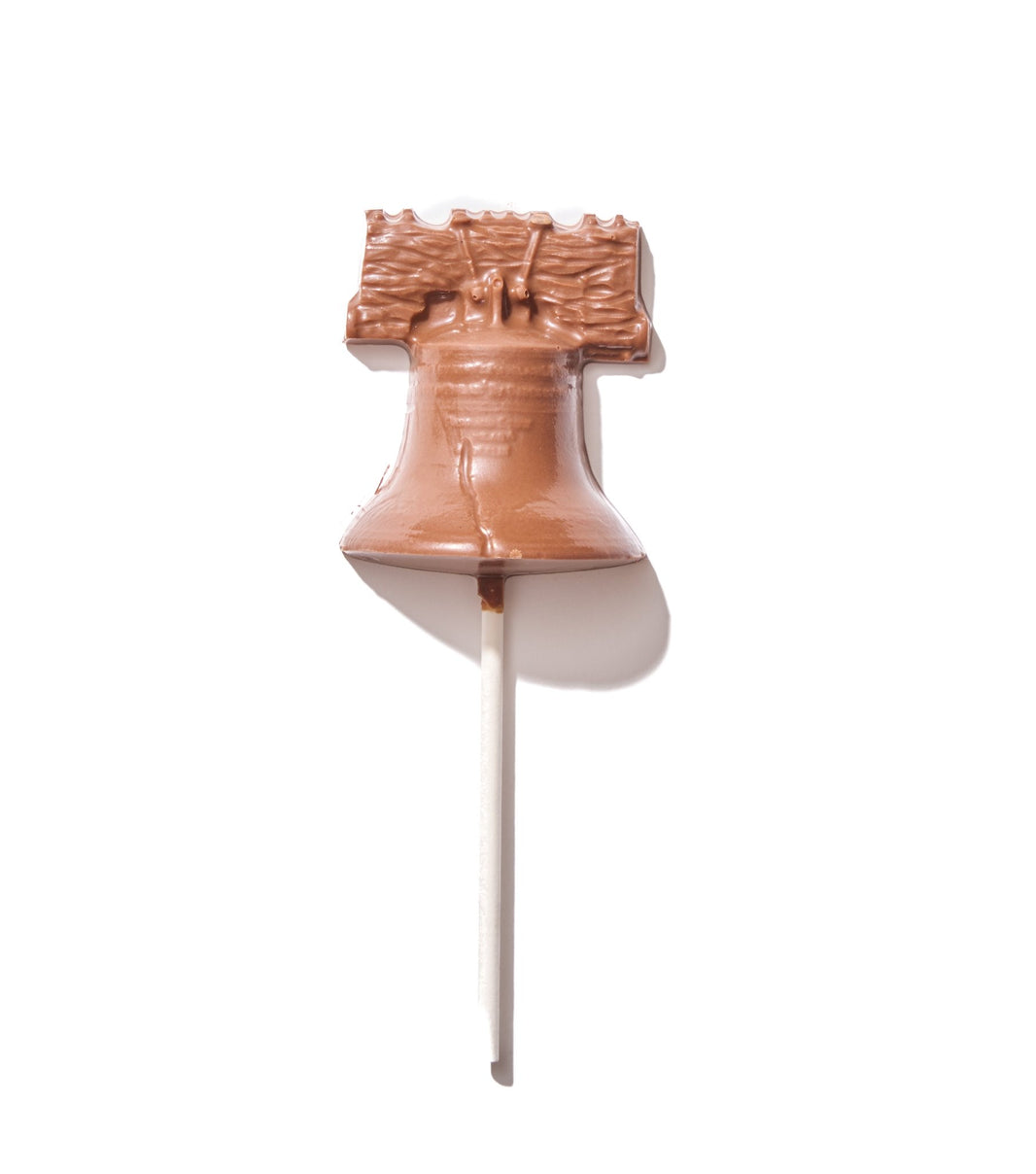 Milk Chocolate Liberty Bell Lollipop - Handmade Chocolate | Mueller Chocolate Co.