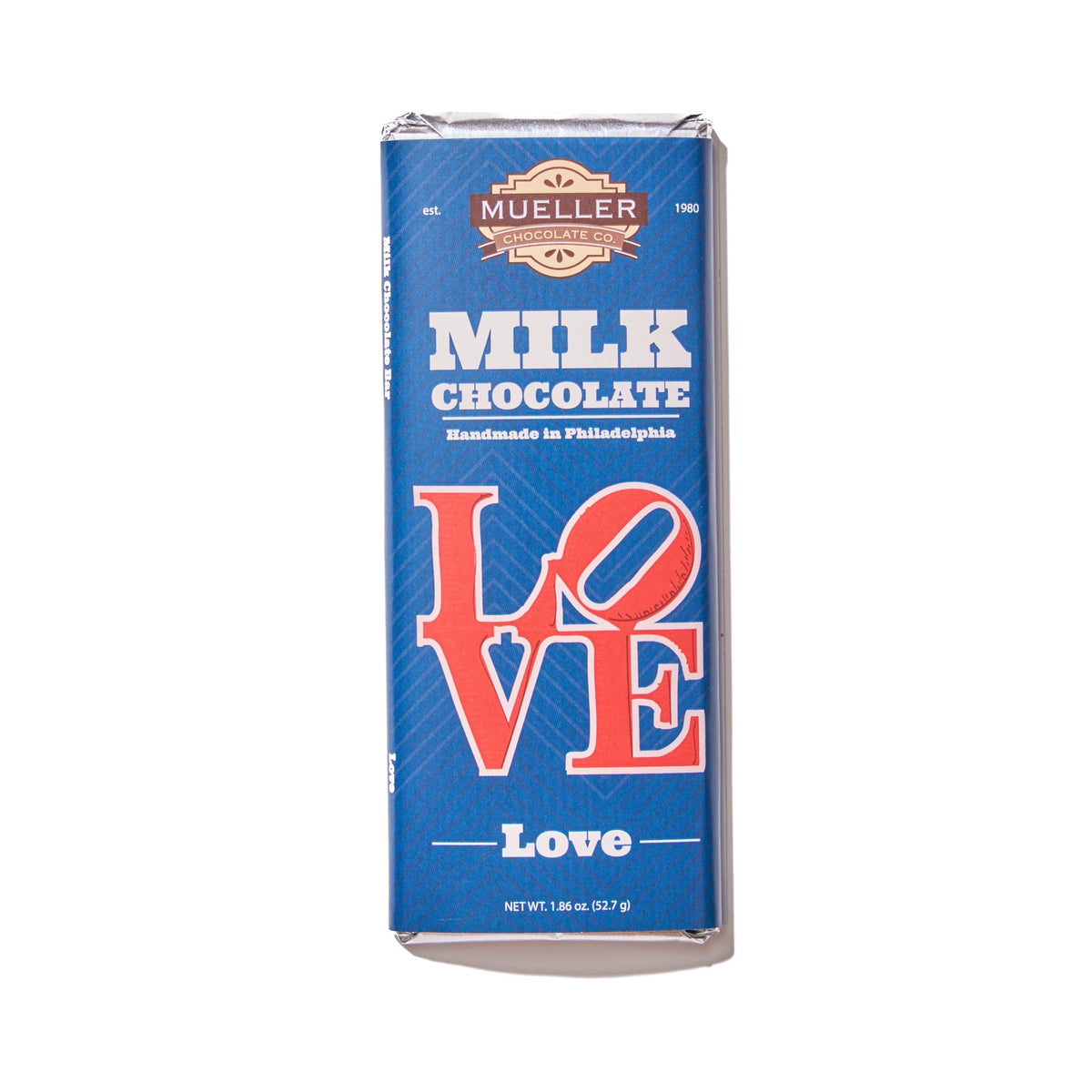 Milk Chocolate LOVE Bar - Handmade | Mueller Chocolate Co.