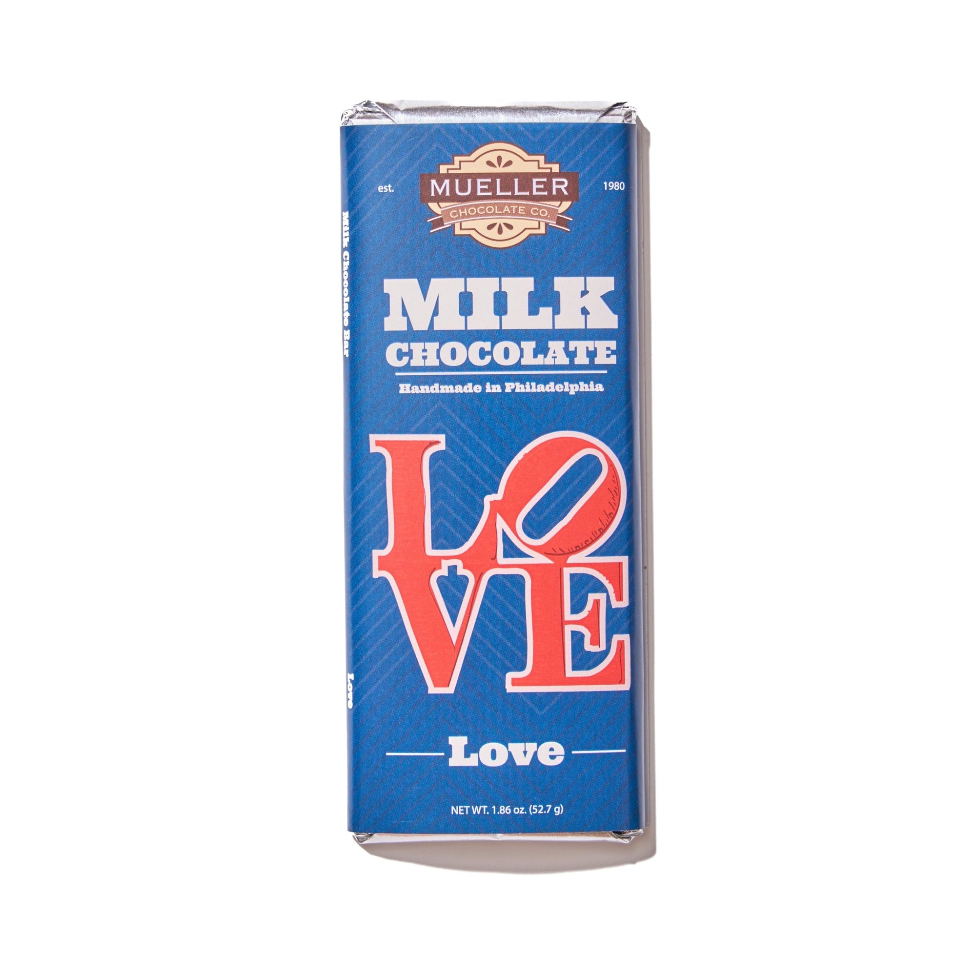 Milk Chocolate LOVE Bar - Handmade | Mueller Chocolate Co.