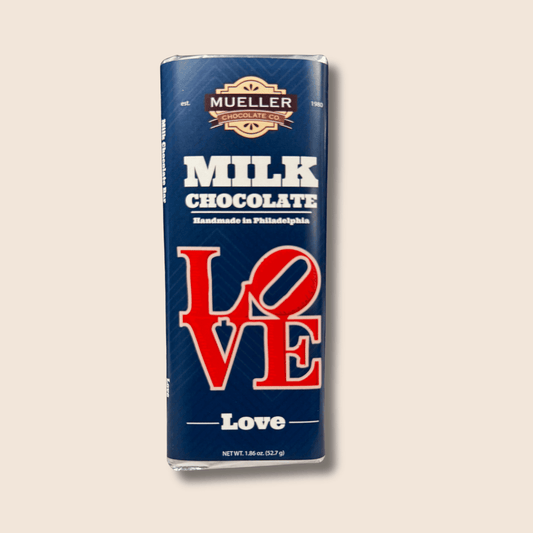 Milk Chocolate LOVE Bar - Handmade | Mueller Chocolate Co.