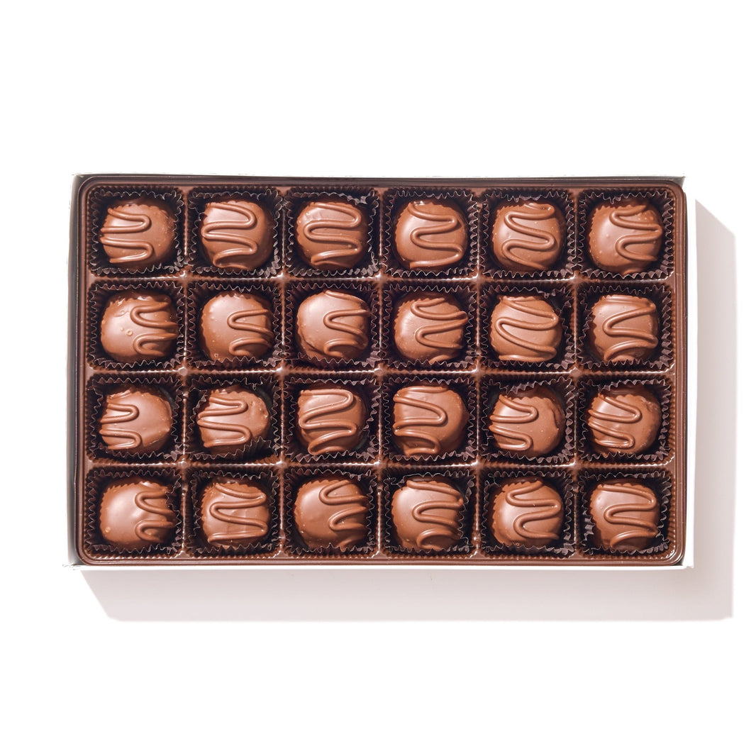 Milk Chocolate Maple Creams Gift Box – 24 Piece - Handmade | Mueller Chocolate Co.