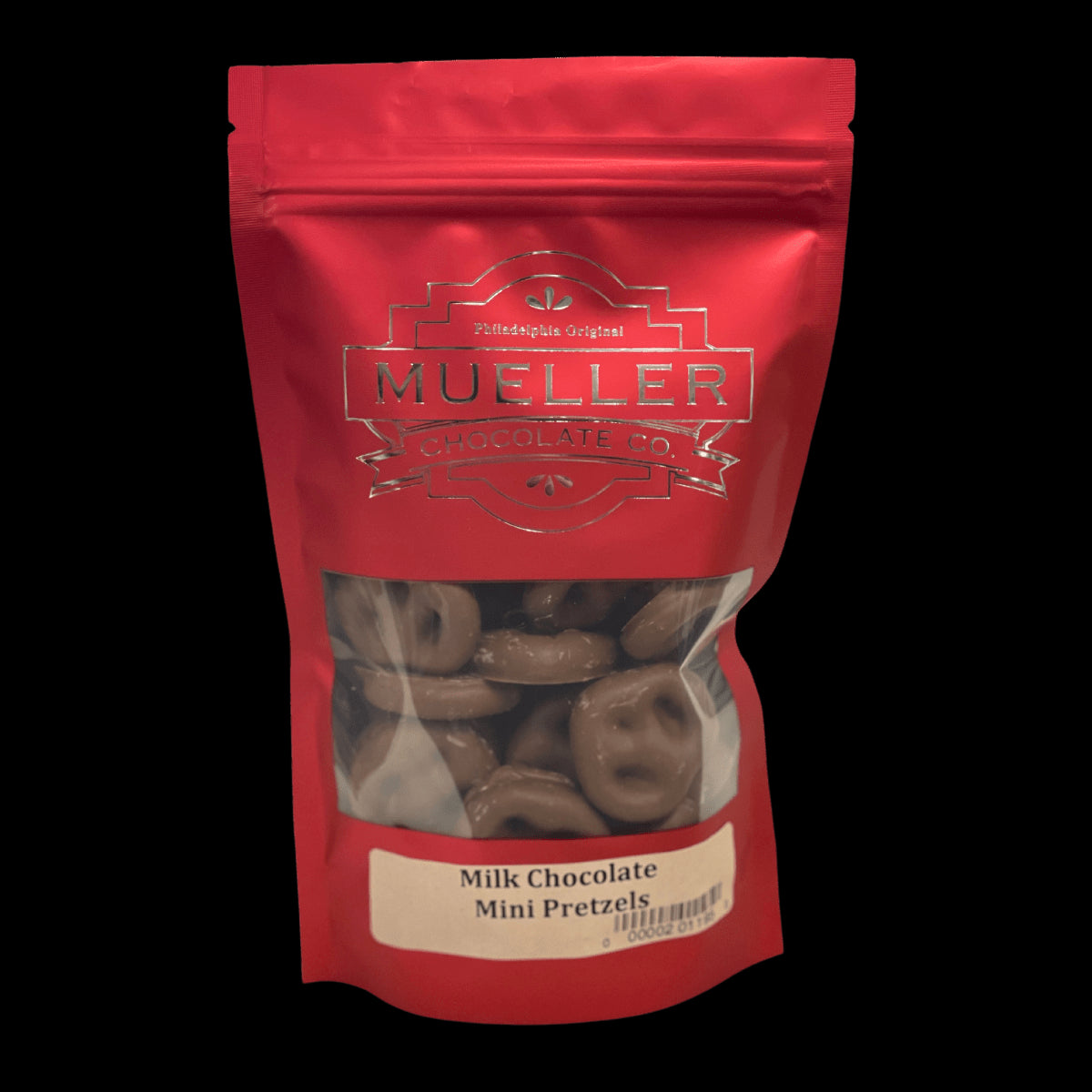 Milk Chocolate Mini Pretzel Holiday Bag - Handmade Chocolate | Mueller Chocolate Co.