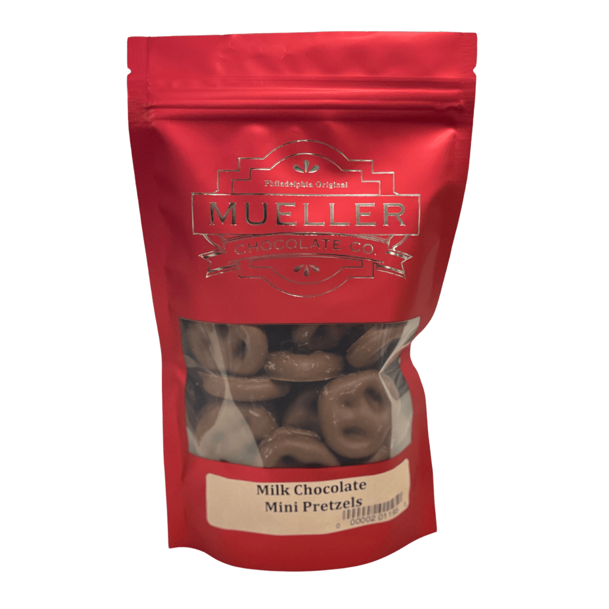 Milk Chocolate Mini Pretzel Holiday Bag - Handmade Chocolate | Mueller Chocolate Co.