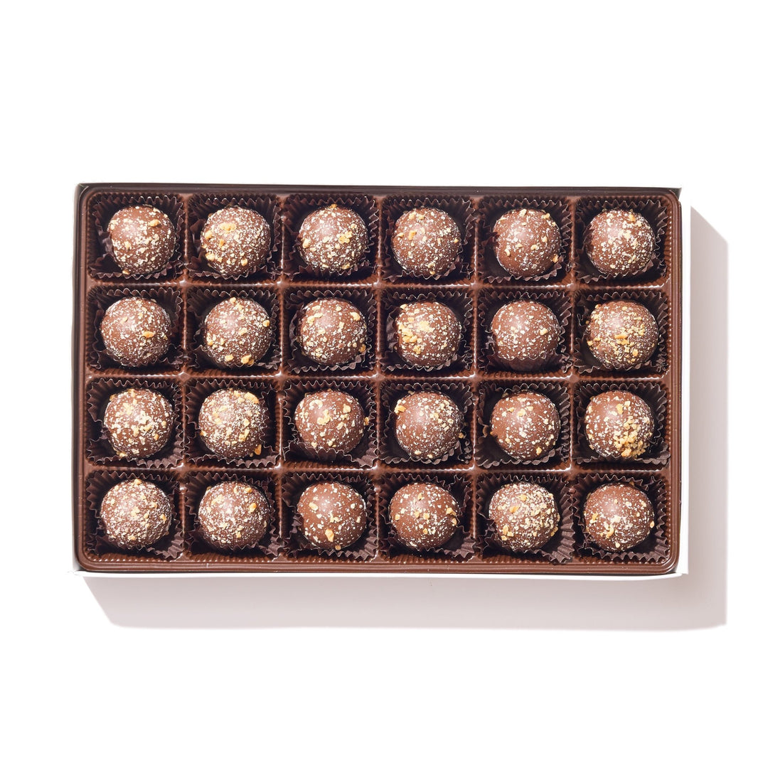 Milk Chocolate Orange Truffle Gift Box – 24 Piece - Handmade | Mueller Chocolate Co.