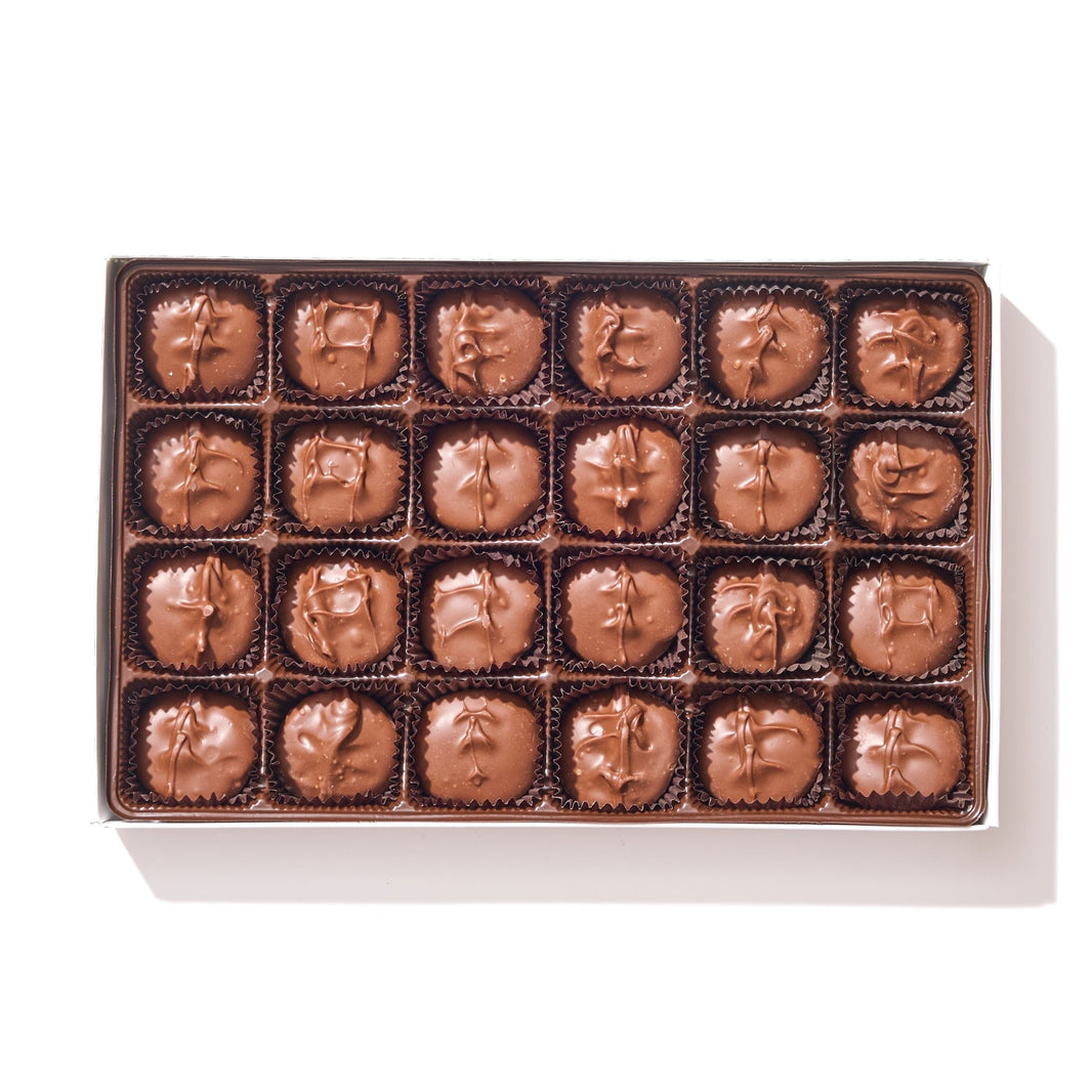 Milk Chocolate Peppermint Creams Gift Box – 24 Piece - Handmade | Mueller Chocolate Co.