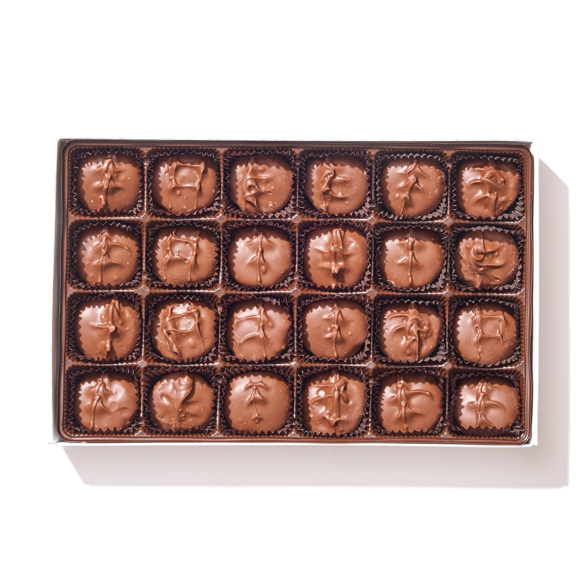 Milk Chocolate Peppermint Creams Gift Box – 24 Piece - Handmade | Mueller Chocolate Co.