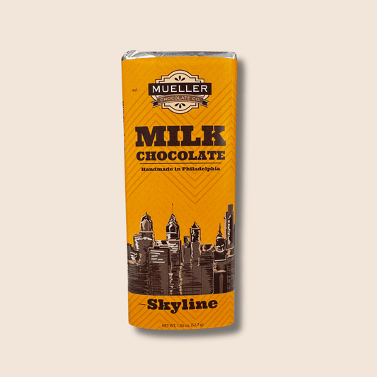 Milk Chocolate Philadelphia Skyline Bar - Handmade | Mueller Chocolate Co.