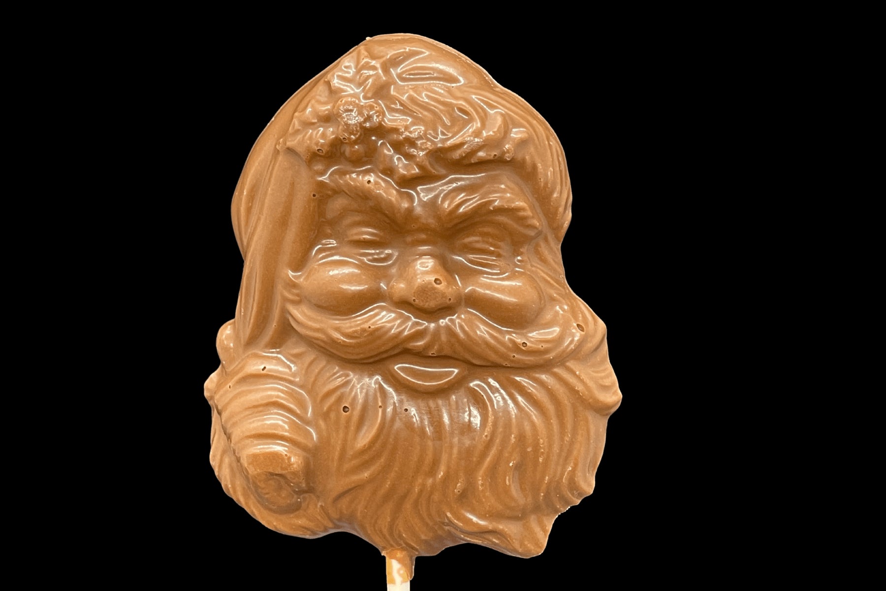 Milk Chocolate Santa Pop - Handmade Chocolate | Mueller Chocolate Co.